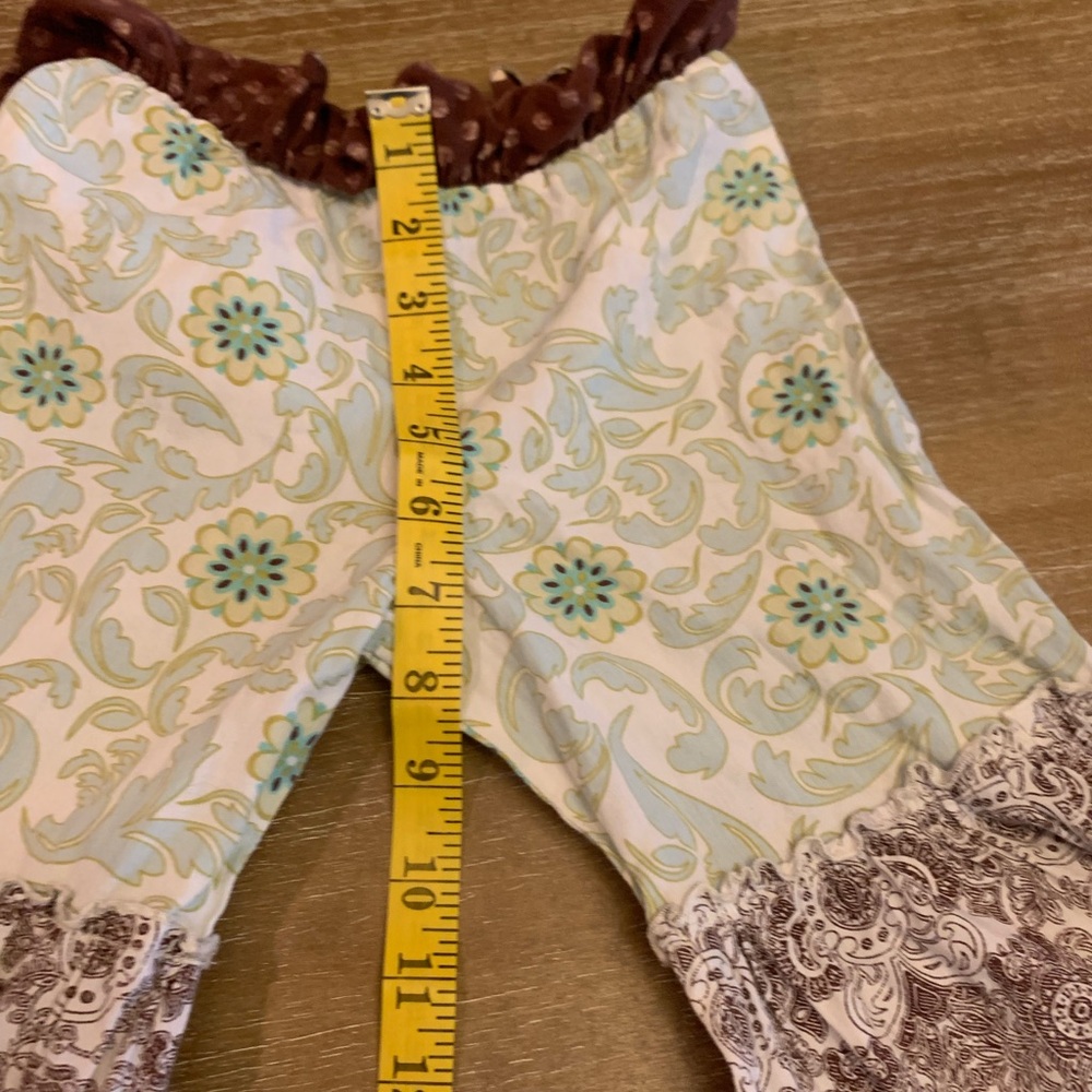Mud Pie Floral and Polka Dot Kids Bottoms - Picture 3 of 7